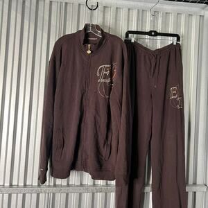 Vintage enyce brown tracksuit